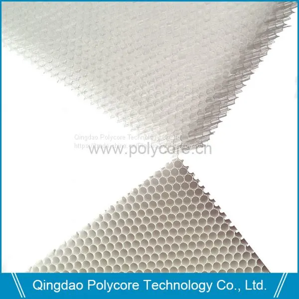 Waterproof Light Weight Transparent PC Honeycomb Core photo-5