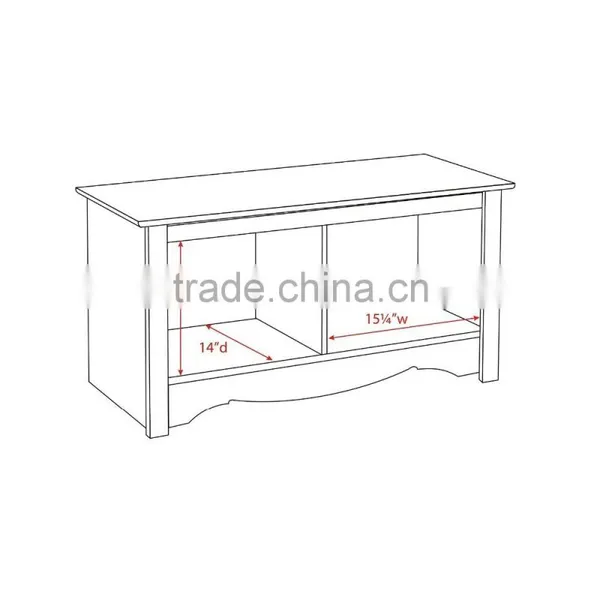 2 Cube Solid Wood Bench Shoe Stool Shoe Rack Hot Sale Home Living Room Wooden Storage Bench photo-5
