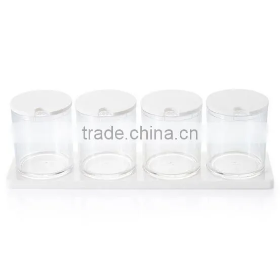 4 Cases Transparent Seasoning Box Spice Box Set Plastic Spice Bottles Wholesale photo-5