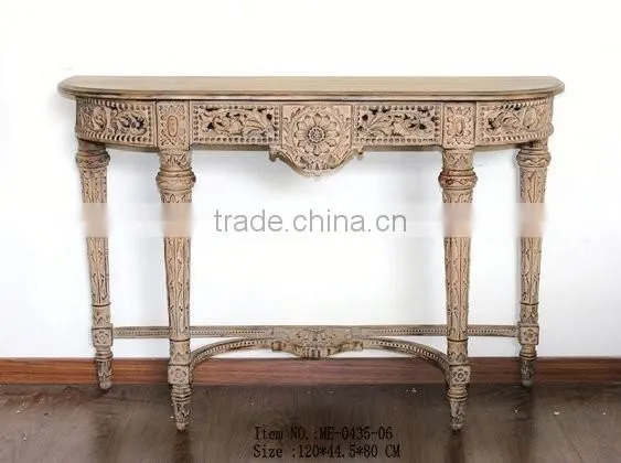 Marble Top European Style Console Table for Living Room ME-0435-01 photo-3
