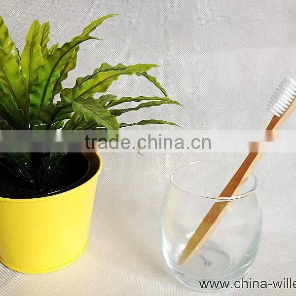 Hotel Use Bamboo Toothbrush, Bamboo Handle Toothbrush photo-4