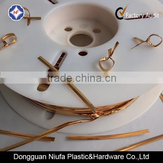 Gold Plastic Coated Twist Tie For Automatic Machine photo-6