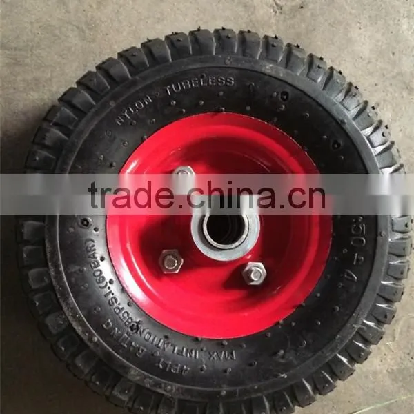 3.50-4 Industrial Pneumatic Rubber Wheels Small Size photo-3