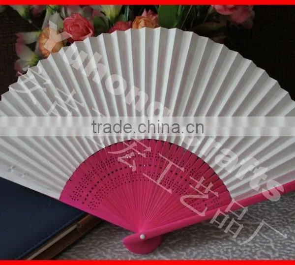 Both Sides Printing Bamboo Paper Fan in Japanese Style photo-5