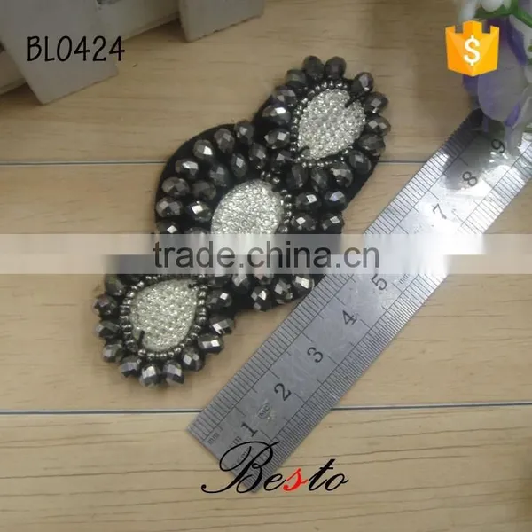 The Classic Handmade Black Rhinestone for Metal Garment Accessories photo-4