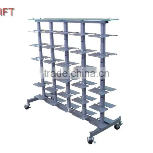 Wholesale Fashion Shoe Round Shoe Store Shelf Football Shoe Rack photo-3