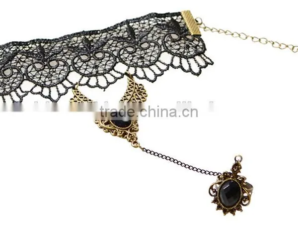 Handcraft Lace Bracelet Ring Sets With Rhinestones Fashion Palace National Jewelry Sets photo-4