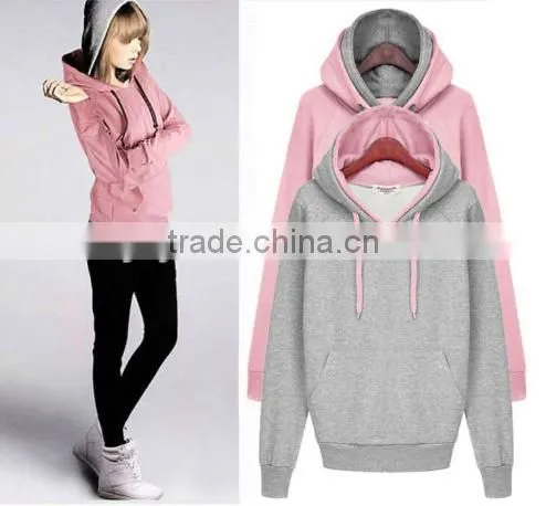 Women Winter Hoodies With Double Hood Pullover photo-2