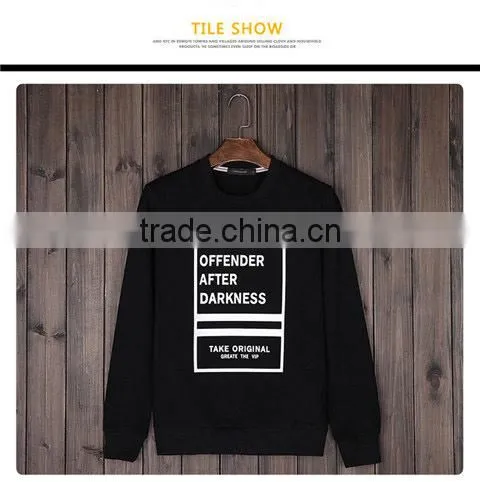 2015 New Style Sweatshirt Without Hood for Adult Men photo-2