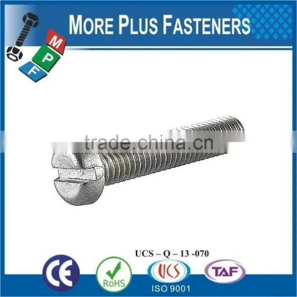 Made in Taiwan Slotted Phillips Pozi Pan Cheese Head Machine Screw Brass Material Stainless Steel Carbon Steel photo-3
