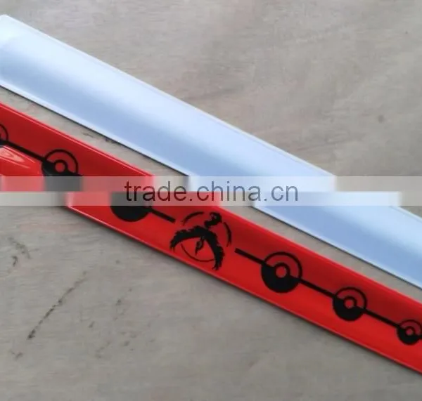Popular Colored Printed Reflective Slap Bracelet for Running photo-3