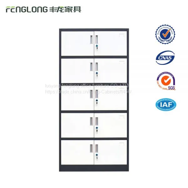 Luoyang Fenglong Factory Direct Sale Low Price High Quality 5 Drawer Steel Filing Cabinets