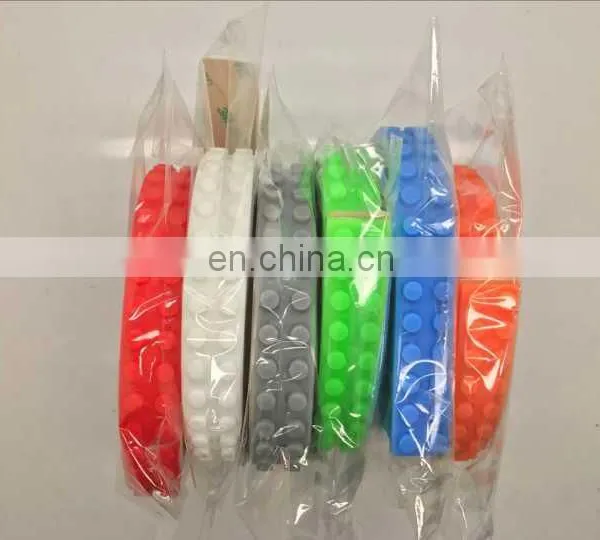 2017Nimunos Adhesive Loops/Silicone Toy Brick Tape/Building Block Kids Toy photo-6