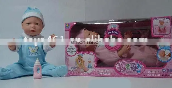14 "block Music Flash Walkers Six Sound Doll (with Building Blocks, Bottle, Pacifier, Walkers and Music) photo-5