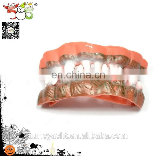 Multicolor Funny Halloween Plastic False Teeth Toy photo-6