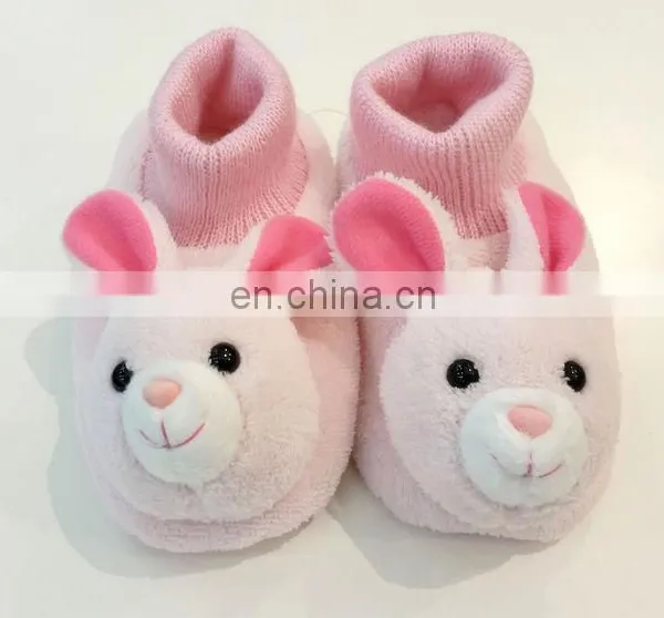 High Quality Colourful Cute Creative Rabbit Baby Animal Indoor Shoes