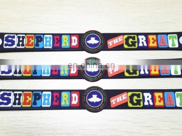 Popular and High Quality Customized PVC Wristbands for Nigerian 2015 photo-3
