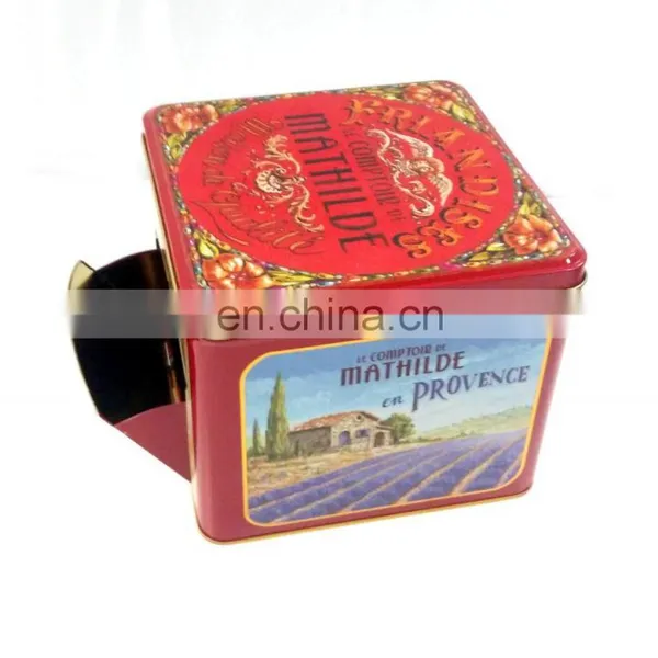 Big Square Present Tin Box With a Drawer Tin Box by Tinmen photo-6