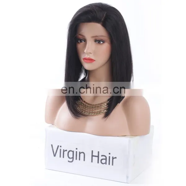 Raw Indian Hair Wholesale Lace Front Wig Preplucked Free Wig Catalogs photo-4