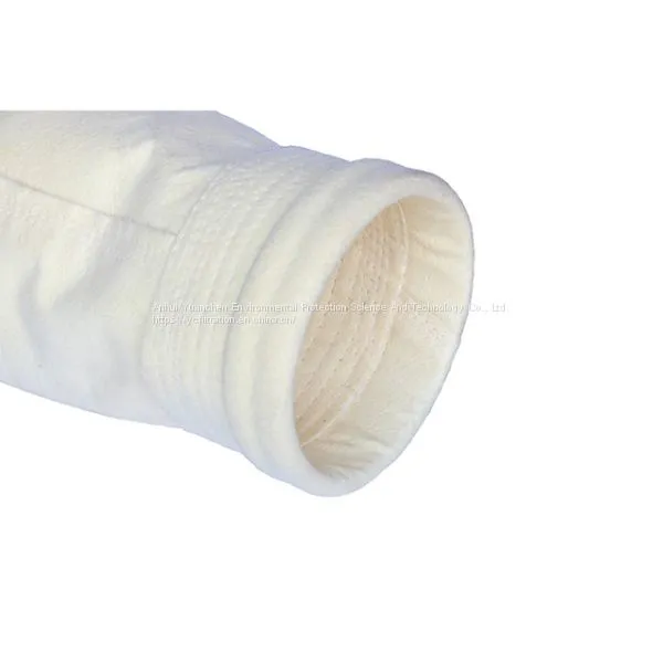 High Temperature Needle Punched Nonwoven 100% Sleeve PTFE Felt Collector Bags Polypropylene Industrial Filter Bag photo-4