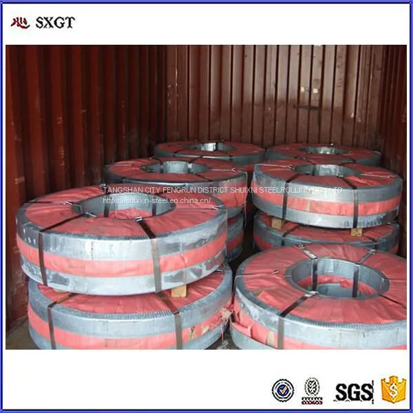 Hot Dipped Galvanized Steel Strip Coils for Manufacturing Channel and Pipes