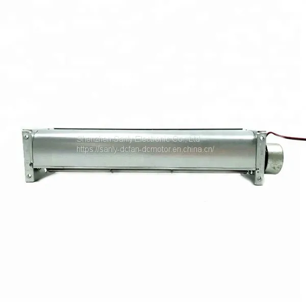 40*250mm 24V dc Ball Bearing High Speed 2000RPM Cross Flow Fan photo-2