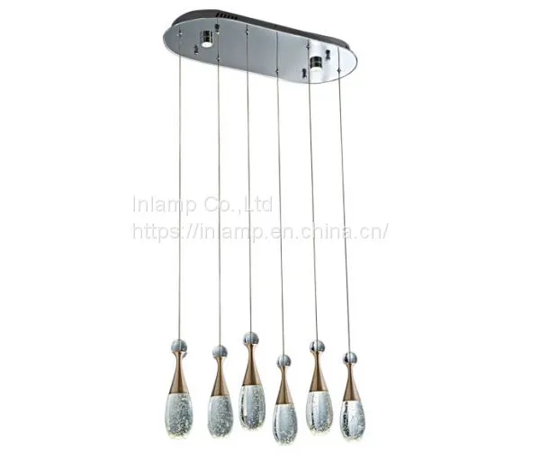 Fashion Gold Color Crystal Perfume Hanging Lights With Handmade Acaleph photo-2