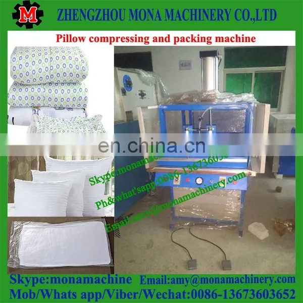 Top Quality Baler Machine for Used Clothes Pillow Compressing Machine / Cushion Vacuum Packing Machine on Sale photo-5