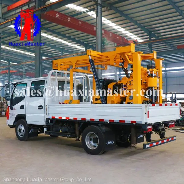 Truck-mounted Water Well Drilling Rigs Hydraulic Full Automatic Deep Hole Digging Equipment XYC-200 Price photo-2
