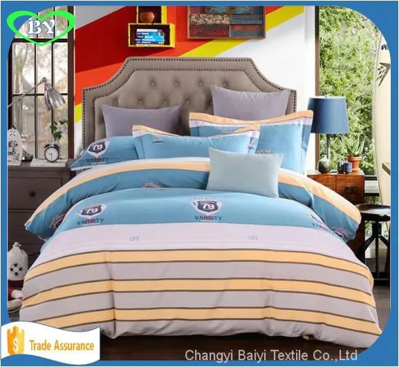 China Cheap Polyester Custom Print Bed Sheet Fabric for Making Bed Sheets photo-2