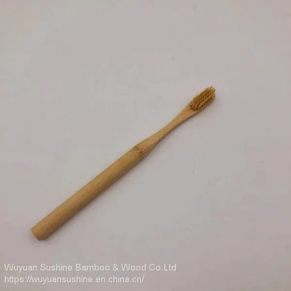 Travel Toothbrush,Made of Bamboo,19 cm Long