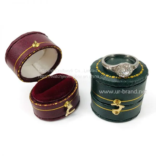 Ring Box Jewelry Pendulum Props Vintage Jewelry Box Wedding Mini Ring Box Can Be Customized Logo photo-2
