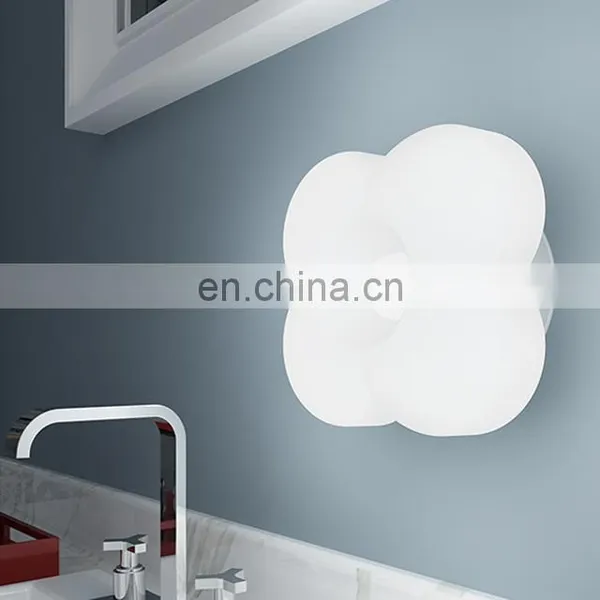 Fashion Clover 3 Color Changing Remote Control Light Smart Led Wall PIR Night Light photo-2