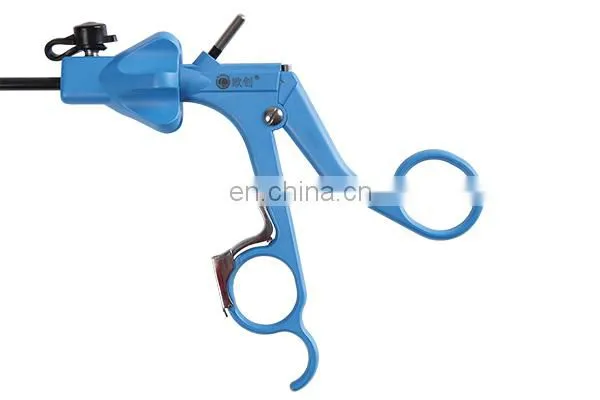 Laparoscopic Grasper With Diam 5mm 10mm Insulated Handle With Rachet Plastic Scissor Clamp photo-2