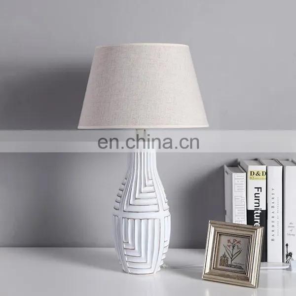 Nordic Style Living Room Table Lights Custom Hotel Vintage Bedside Lamps With Custom Logo photo-3