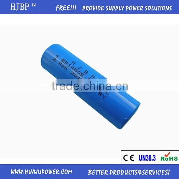 2016 Hot Sale ER14505 3.6V LiSOCl2 Non-rechargeable Lithium Primary Battery photo-3