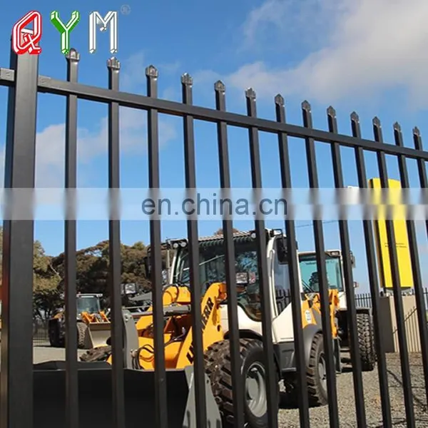 Metal Picket Fence Welded Spear Top Steel Fence Panel photo-3