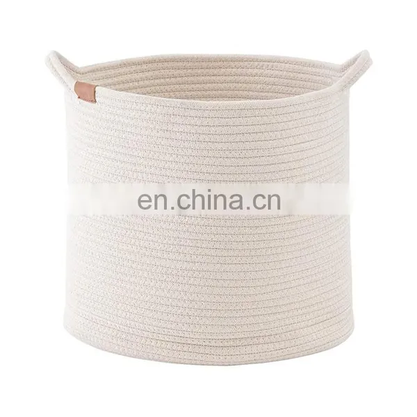 Large Cotton Rope Basket 15x20\