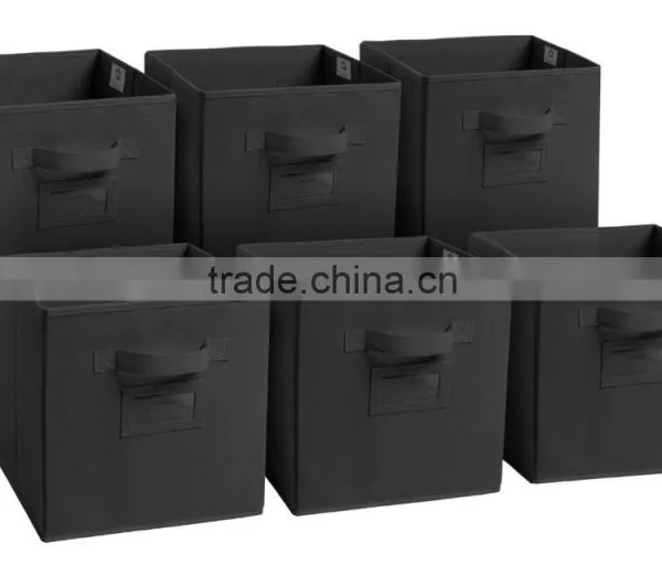 Non-woven Storage Bins, Folding Basket Set of 6