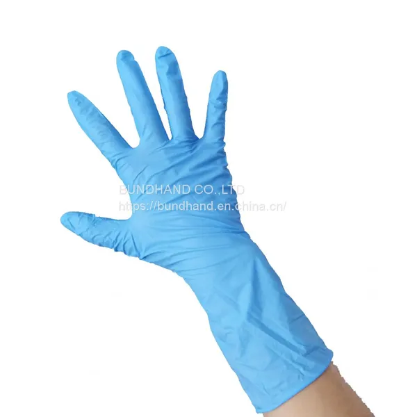 Long Cuff Nitrile Disposable Gloves For Medical Industry Factory