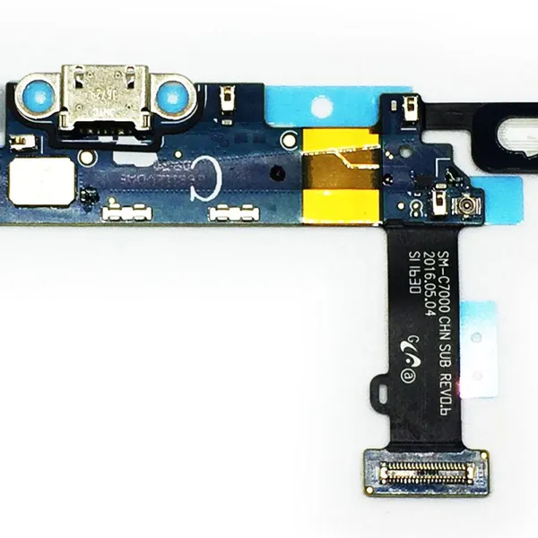 ORG USB Charging Charger Dock Connector Flex Cable For Samsung C7000 Repair Part Replacement photo-2