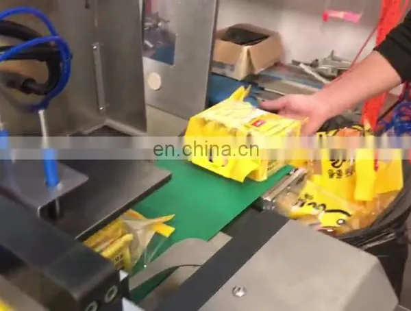 Food Automatic Plastic Bag Multipack Secondary Packaging Horizontal Pillow Packing Machine photo-5