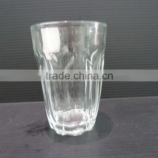 Clear Octagonal Glass Cup With High Quality