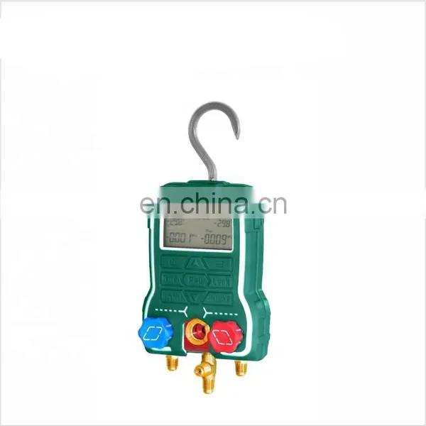 Conjunto de manômetros digitais CT - GD - A para refrigerante de HVAC, refrigeração e ar - condicionado com visor de vidro e manômetro digital photo-2