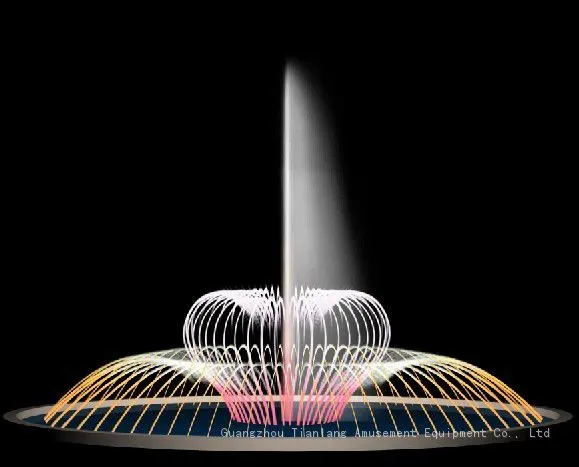 Music Fountain Outdoor Courtyard Full Set of Equipment Wave Light Spray Spring Water View Stainless Steel Fountain Small Pool Fountain photo-5