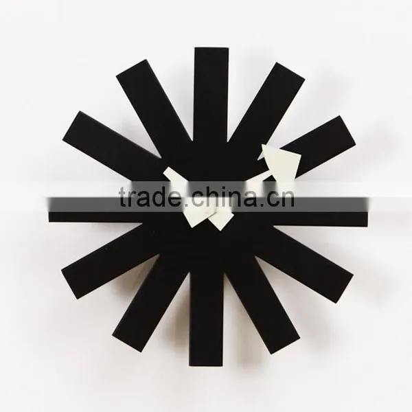 home decoration George Black Asterisk Clock