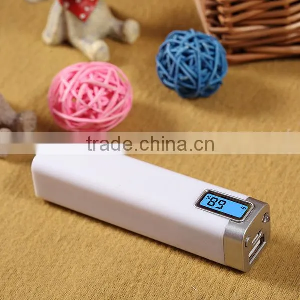 Mini Cheap Portable Lcd Display 2600mAH Power Bank ,metal Lipstick photo-6