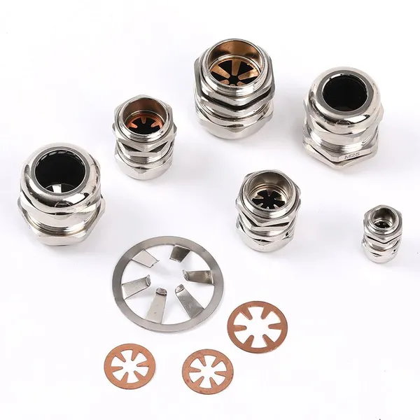 IP68 Waterproof Pg7 Pg9 Pg11 M12 M16 M20 M25 4-8mm EMC Metal Cable Glands Connector Brass Cable Gland photo-3