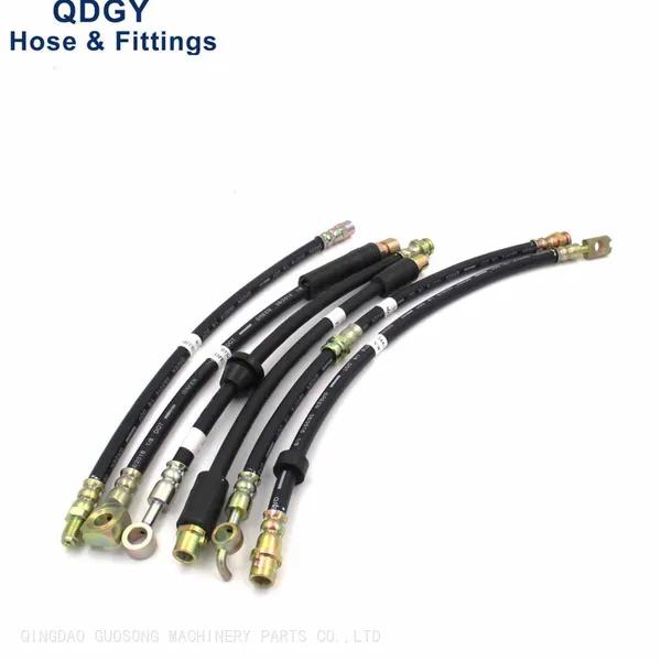 DOT SAE J1401 Automotive Car Auto Flexible EPDM Rubber Braided Custom Hydraulic Clutch Disc OEM Brake Line Pipe Hose Assembly photo-4