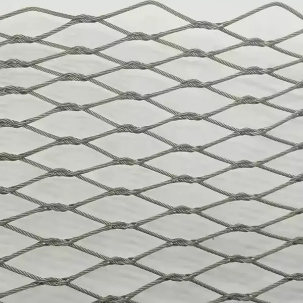 Stainless Steel Wire Rope Mesh Architectural Decorative Mesh Custom Size OEM ODM Service